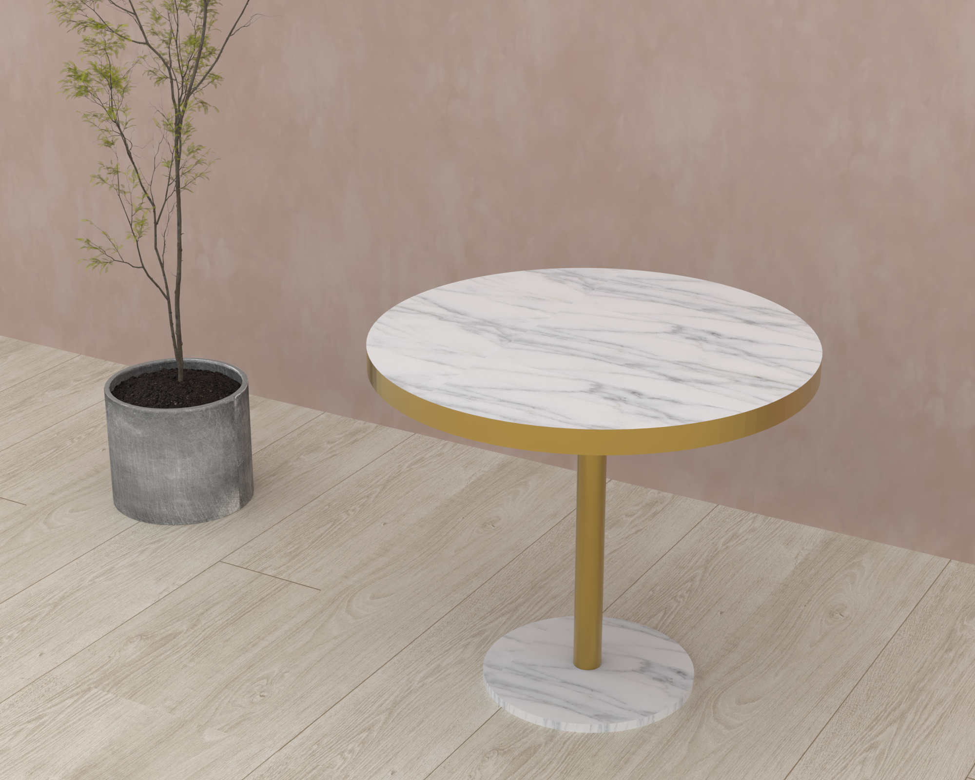 MARBELLA ROUND DINING TABLE  - L
