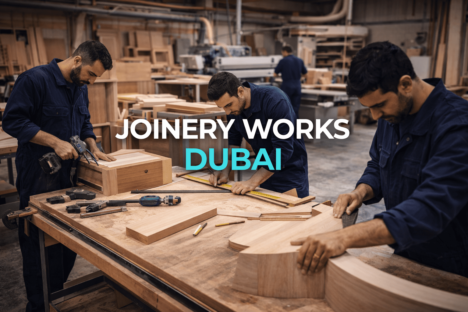 Joinery Works Dubai | Precision Craftsmanship | Shukran Group