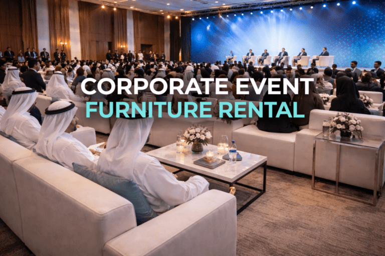 Corporate Event Furniture Rental: Professional Seating & Setup for Business Events That Matter