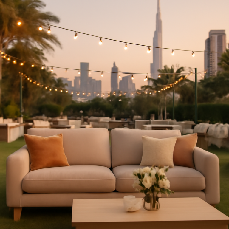 Last-Minute Event? How Sofa Rental in Dubai Saves the Day